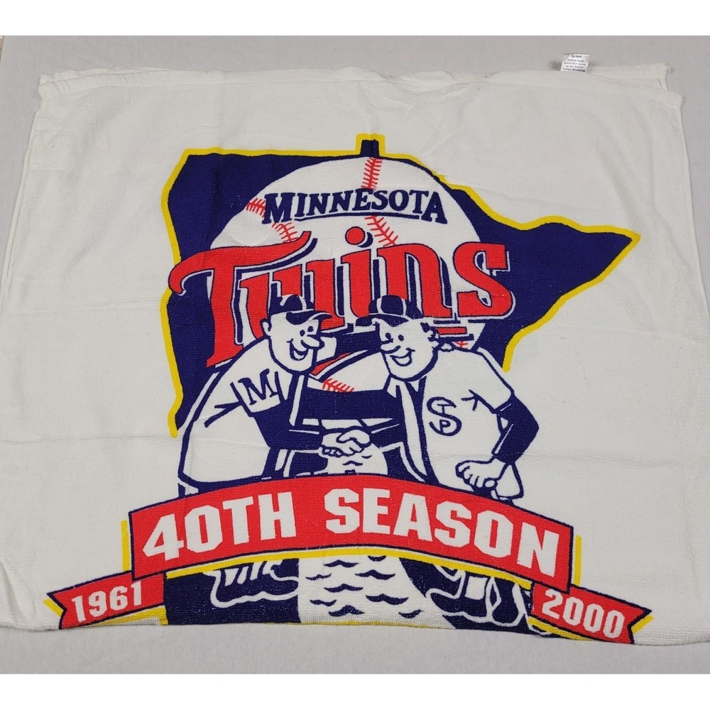 Minnesota Twins MLB 40th Season 1961-2000 Promotional Beach Towel Approx. 50x30"